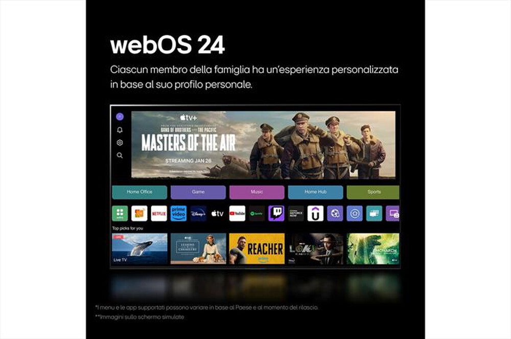 Immagine del prodotto LG - Smart TV OLED UHD 4K 77" OLED77B4ELA-Nero