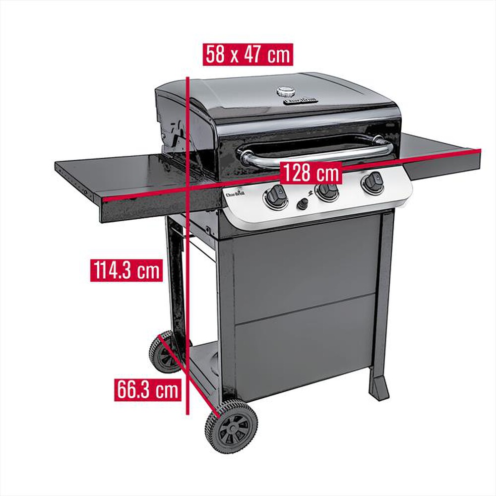 Immagine del prodotto CHAR-BROIL - 140849-Nero