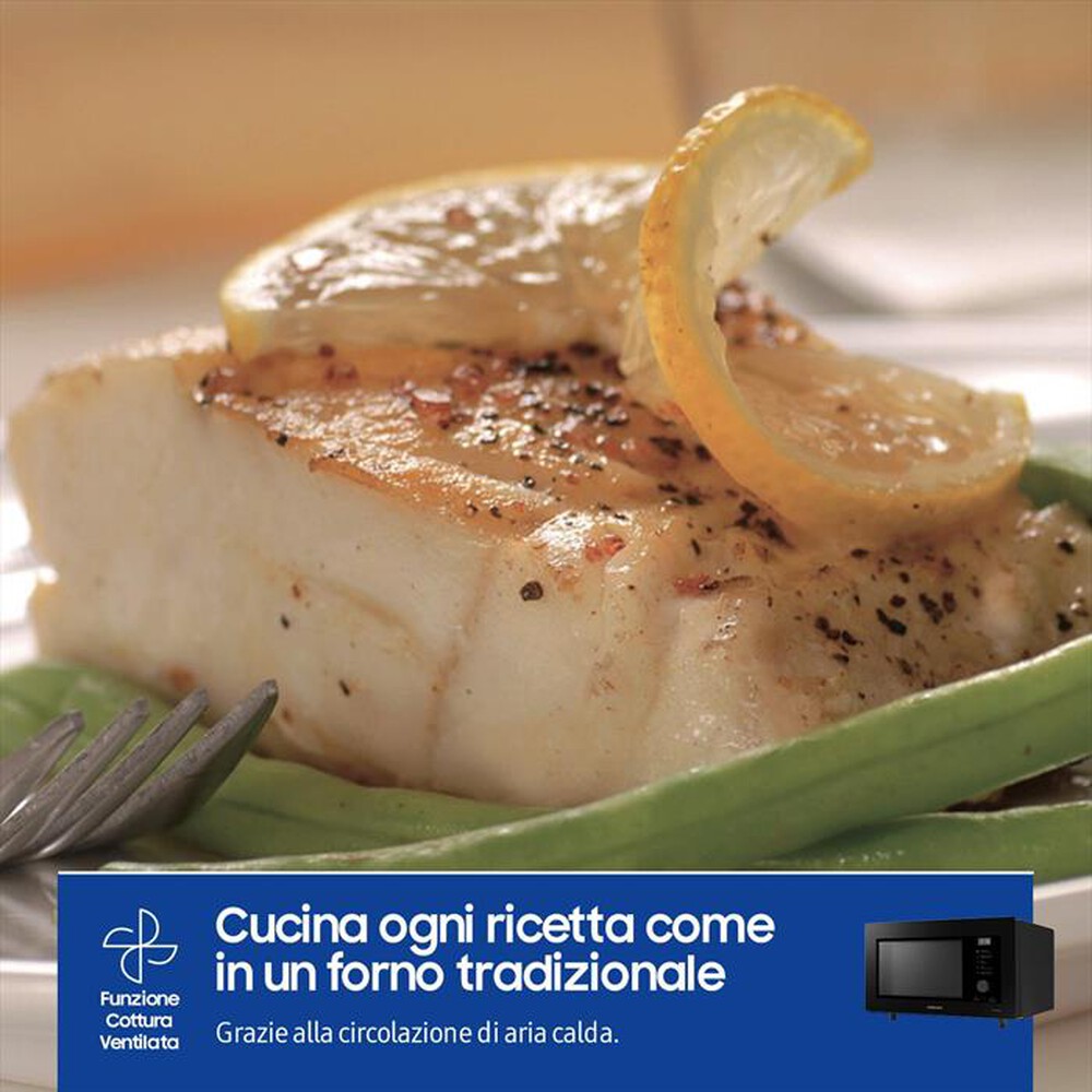 "SAMSUNG - Forno microonde MC32DG7646KKE1-VETRO NERO"