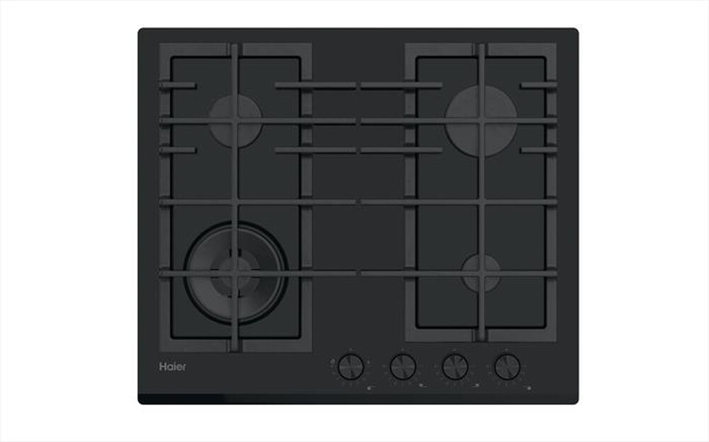 "HAIER - Piano cottura a gas HAVG6BF4HBPB 59,5 cm-Nero"