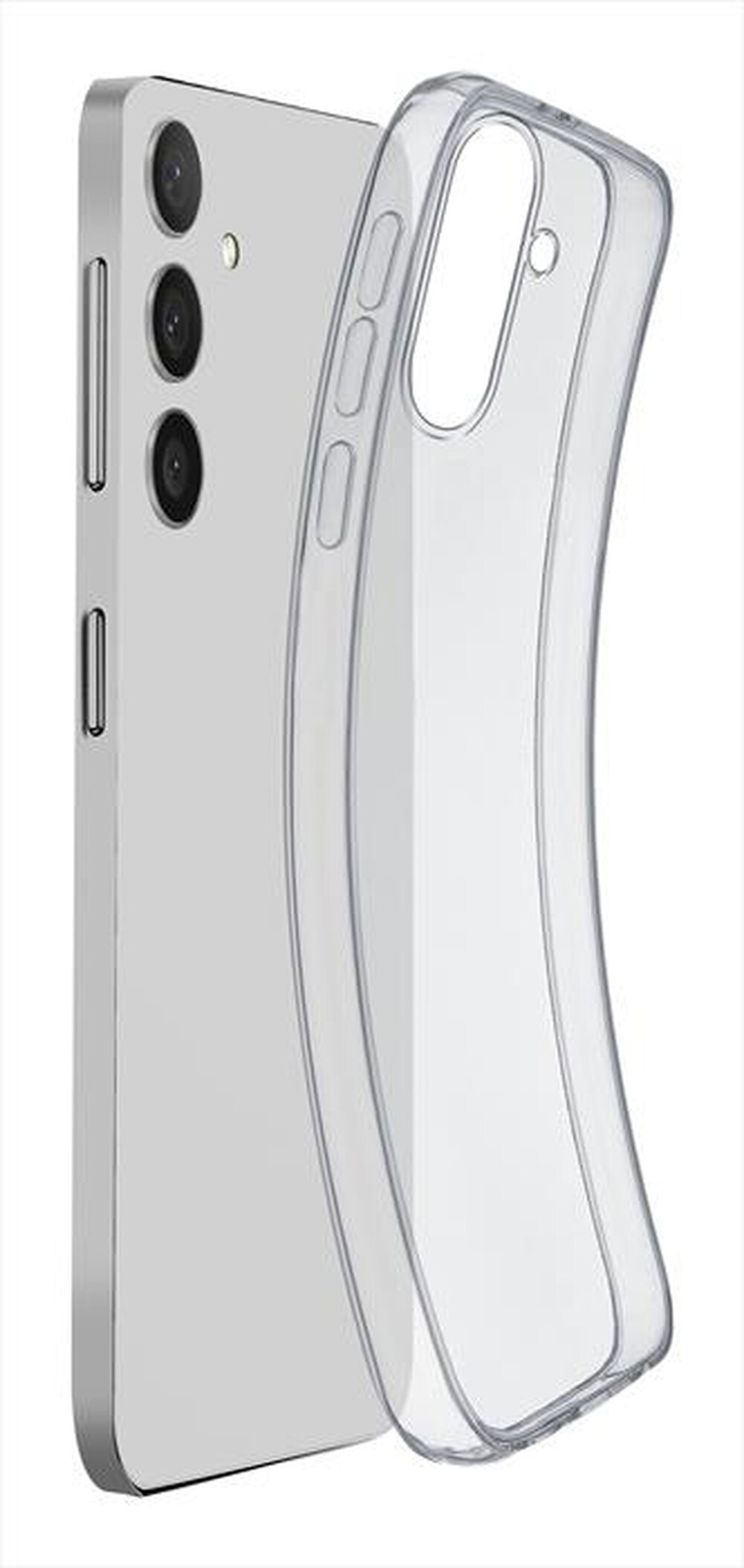 "CELLULARLINE - Cover in gomma FINE per GALAXY A36/A56-Trasparente"