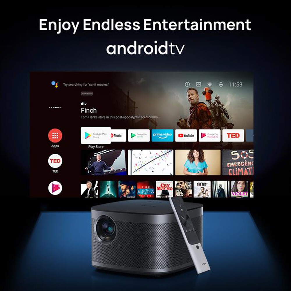 "XGIMI - Proiettore portatile Smart 4K HORIZON PRO-nero"