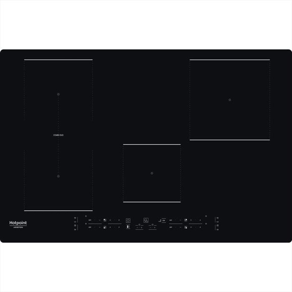 HOTPOINT ARISTON - Piano cottura induzione HB 0577B NE 77 cm-Nero
