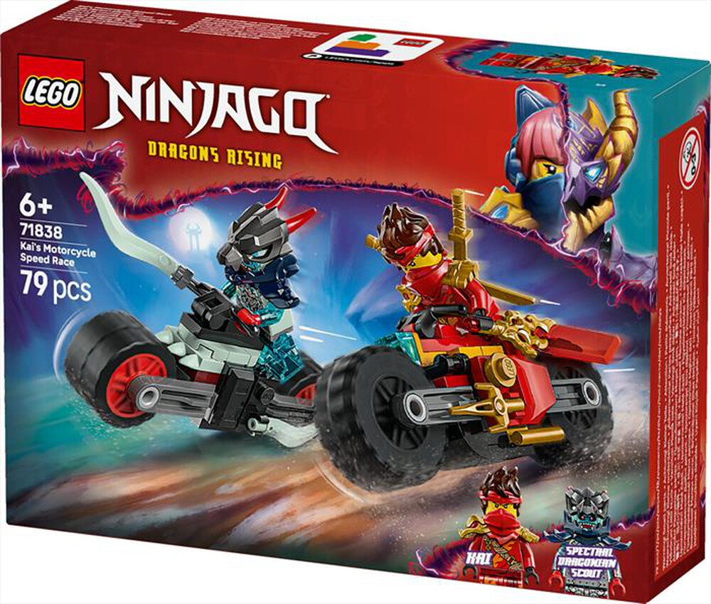 "LEGO - GARA DI VELOCIT SULLA MOTO DI KAI-,"