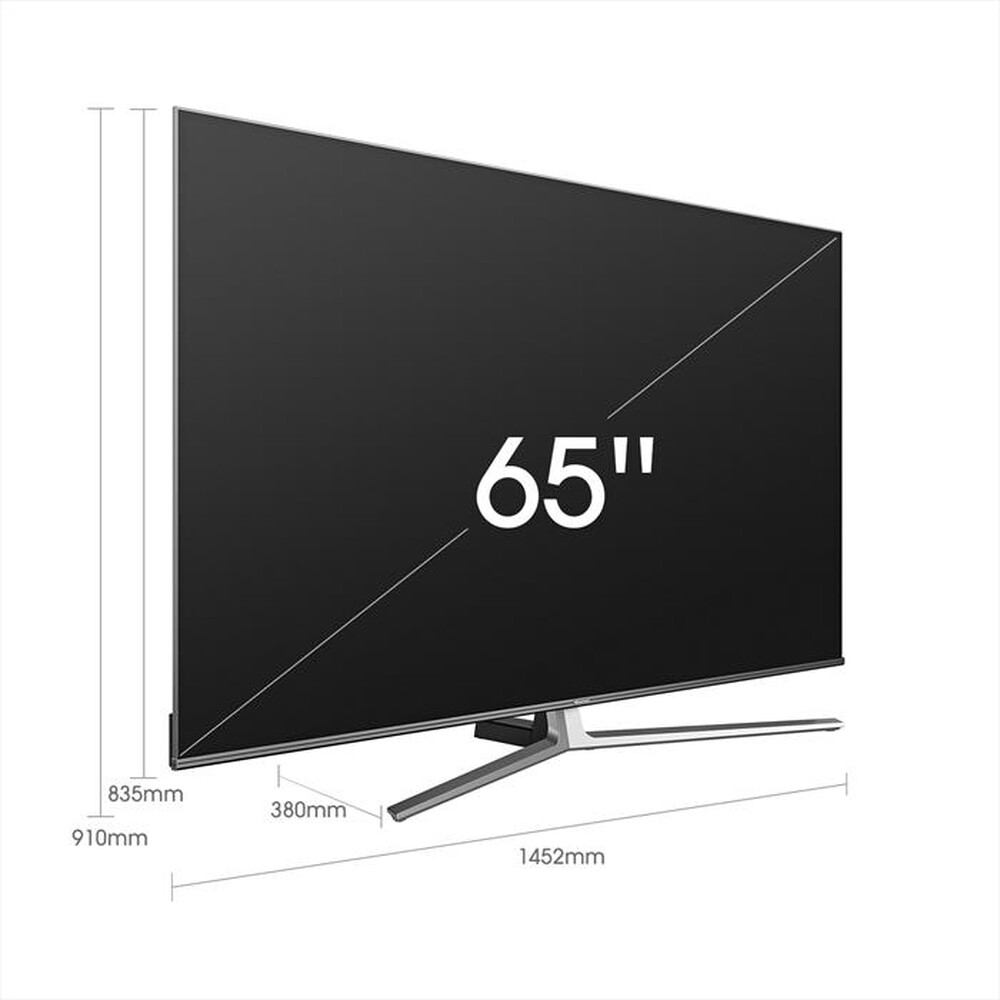 Immagine del prodotto HISENSE - Smart Tv Full Array ULED 4K UHD 1000nit 65" 65U82GQ-Dark Grey Metal