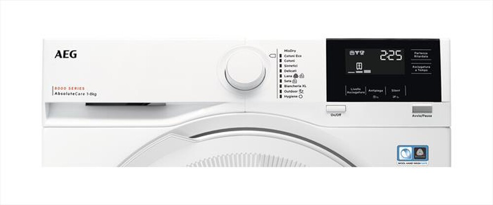 "AEG - Asciugatrice TR8G83GW 8 Kg Classe A+++-Bianco"