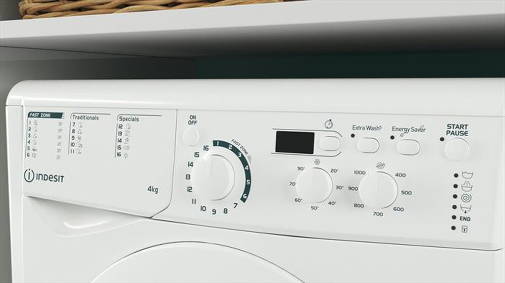 Immagine del prodotto INDESIT - Lavatrice slim EWUD 41051 W EU N 4 Kg Classe F