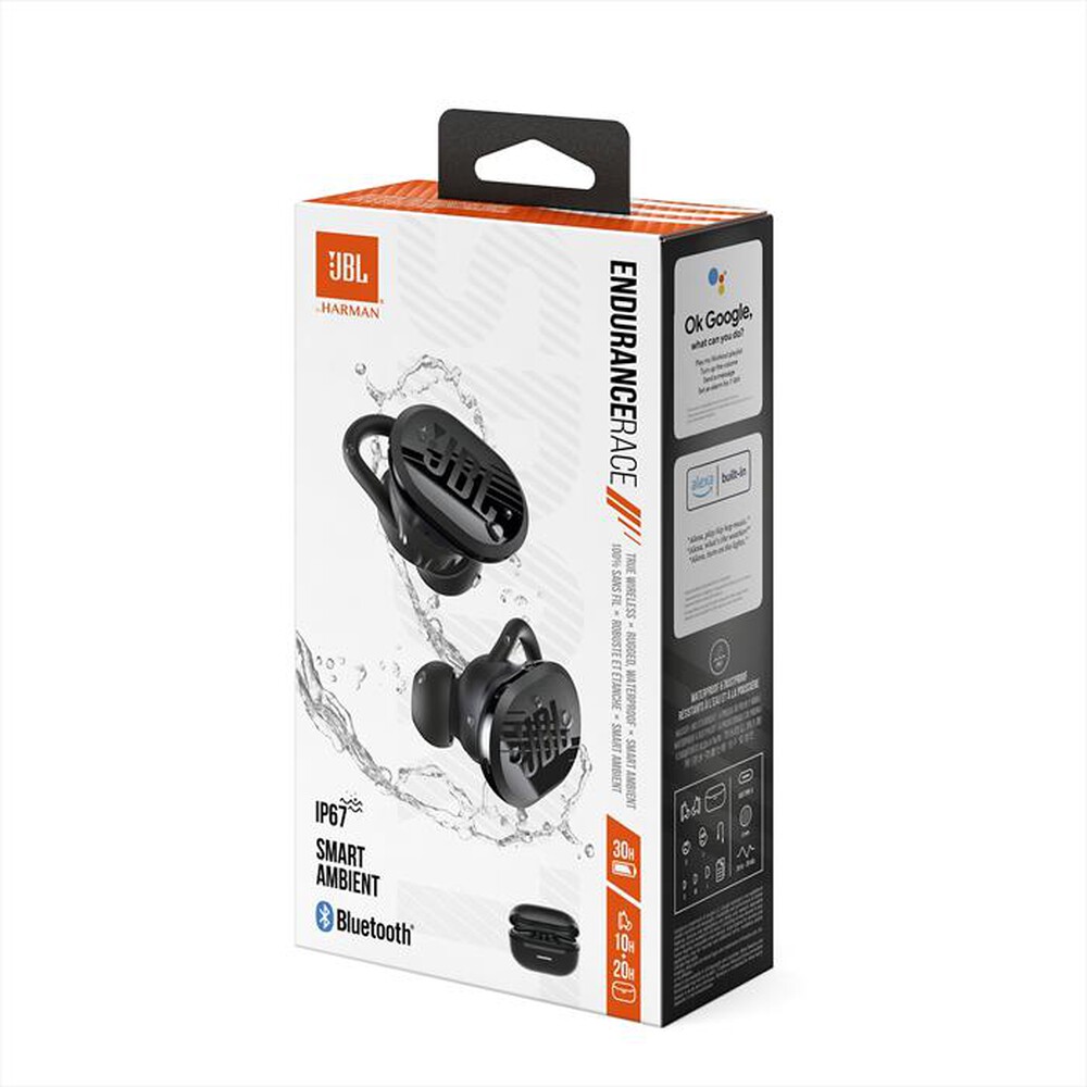"JBL - Auricolari Bluetooth ENDURANCE RACE-nero"
