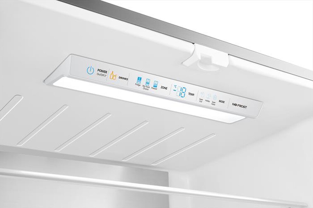 "HISENSE - Frigorifero combinato RF540N4WIE Classe E 480 lt-Inox"