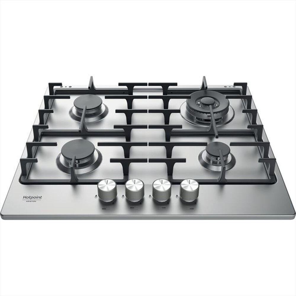 "HOTPOINT ARISTON - Piano cottura a gas PPH 60G D/IX HOB OA 4 fuochi"