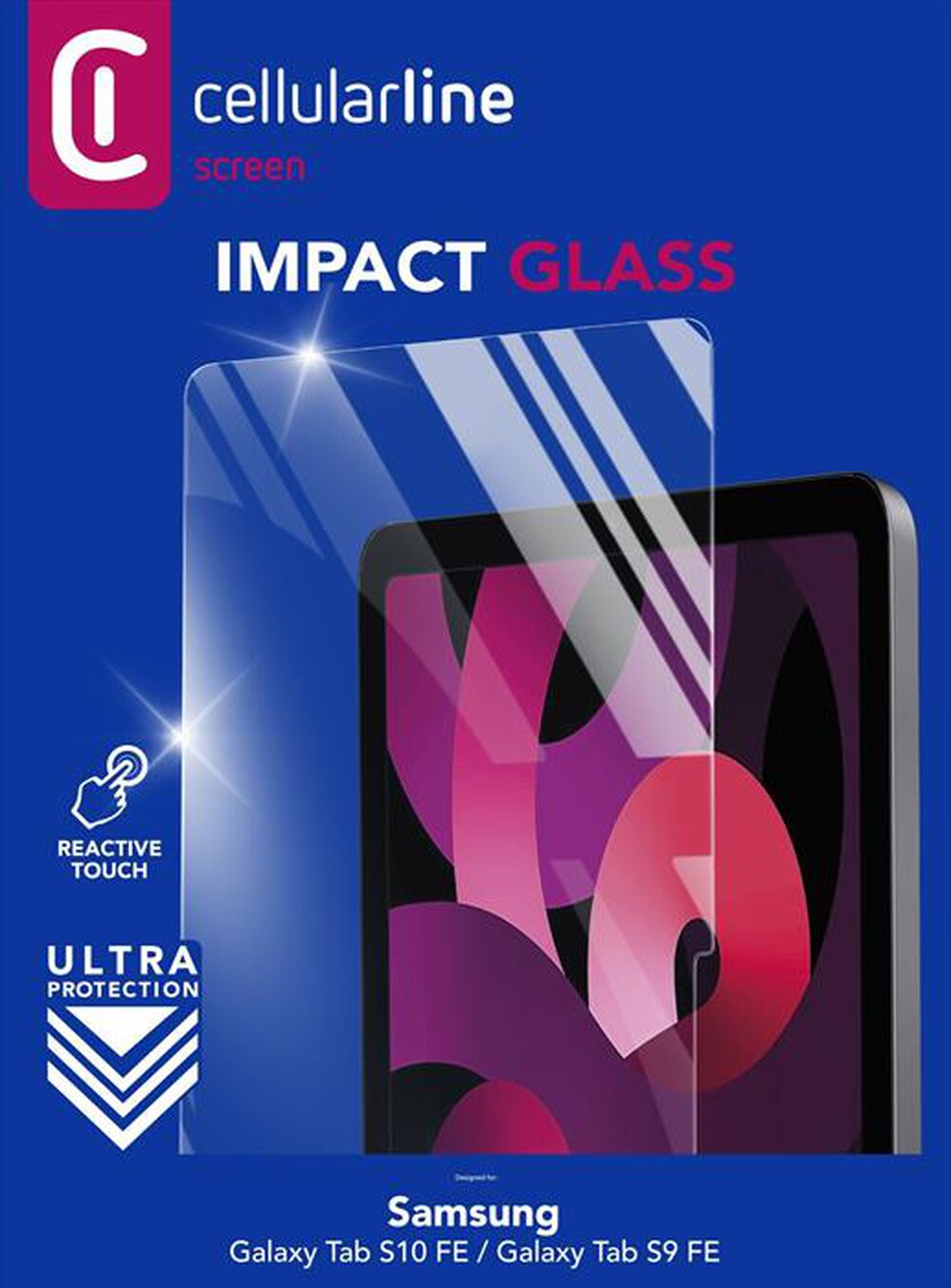 Immagine del prodotto CELLULARLINE - Vetro IMPACT GLASS Galaxy Tab S11/S10 Lite/S10 FE-Trasparente