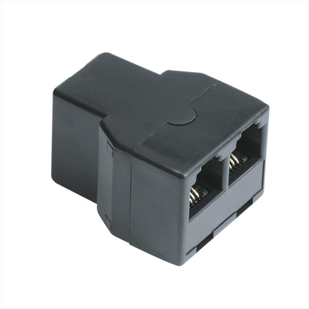 "HAMA - 44855 Sdoppiatore telefonico-Nero"