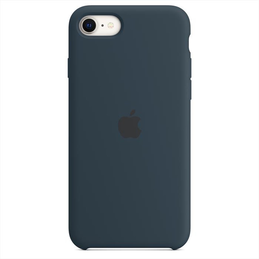 "APPLE - CUSTODIA SILICONE PER IPHONE SE-Blu abisso"