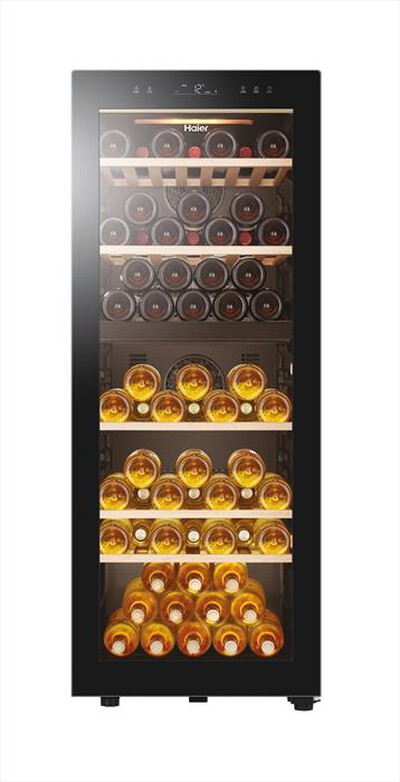 HAIER - Cantinetta HWS79GDG Classe G 77 bottiglie-Nero