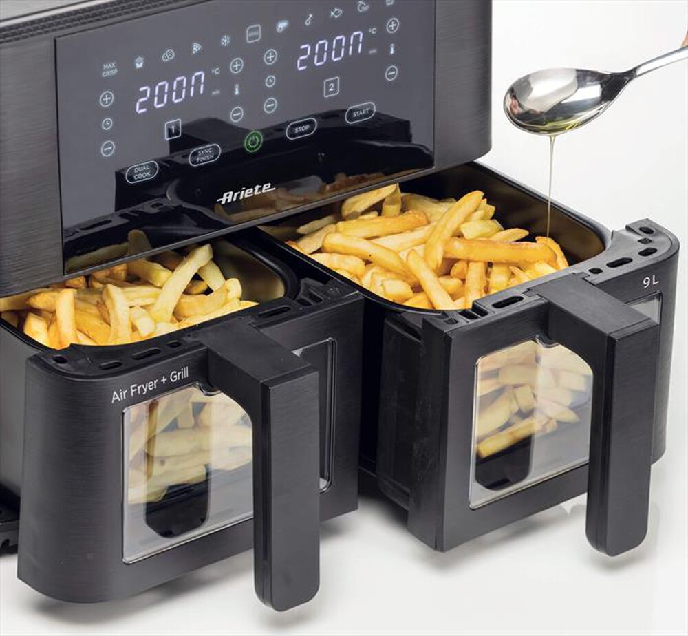 Immagine del prodotto ARIETE - Friggitrice ad aria doppia 4631 9L 2400W-Nero