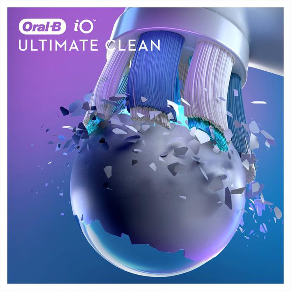 "ORAL-B - IO Testine di ricambio ULTIMATE CLEAN. 4 PEZZI-BIANCO"