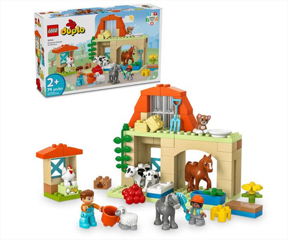"LEGO - DUPLO Cura degli animali di fattoria - 10416-Multicolore"