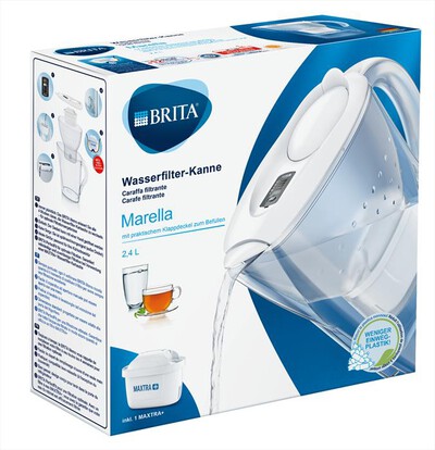 BRITA - CARAFFA FILTRANTE MARELLA WHITE-Bianco/trasparente
