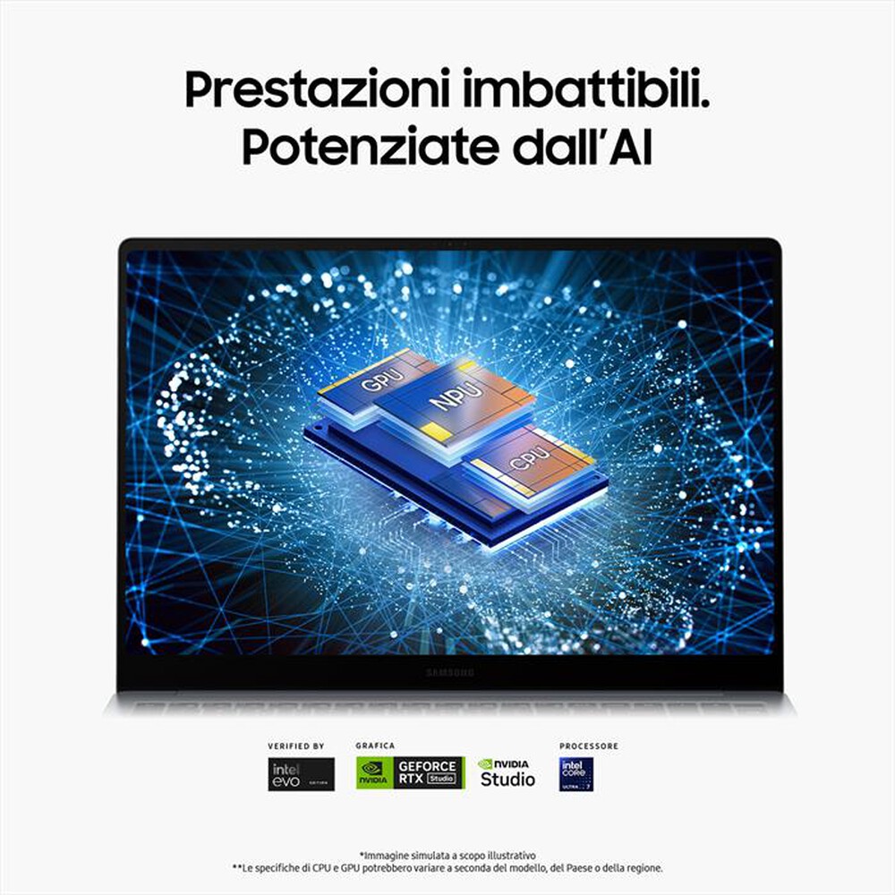 Immagine del prodotto SAMSUNG - Notebook GALAXY BOOK4 ULTRA-Moonstone Gray
