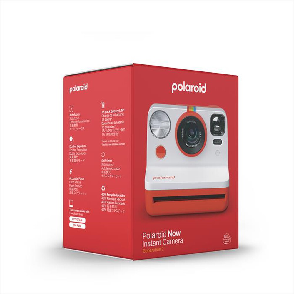 "POLAROID - Macchina fotografica sviluppo istantaneo NOW GEN 2-Red"