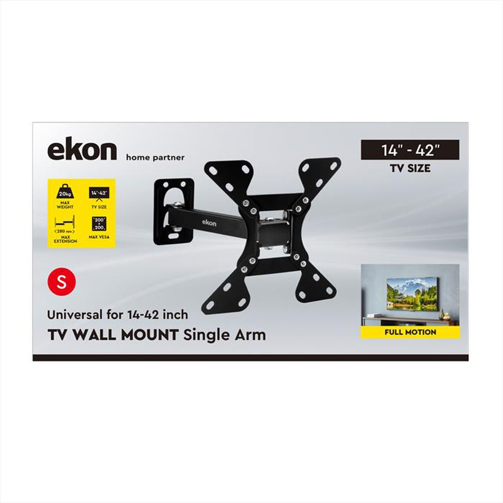 "SBS - Supporto TV ECTVOR42INCH20KG"