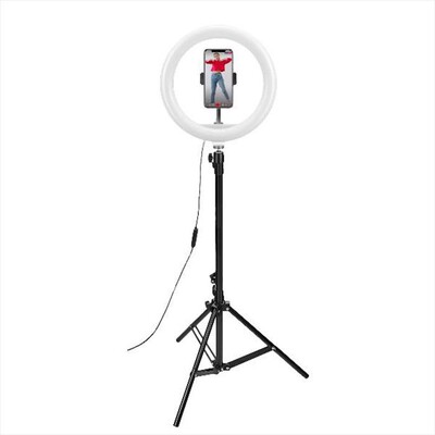 CELLY - ASTA SELFIE CON LUCE LED - CLICKRINGUSBBK-nero