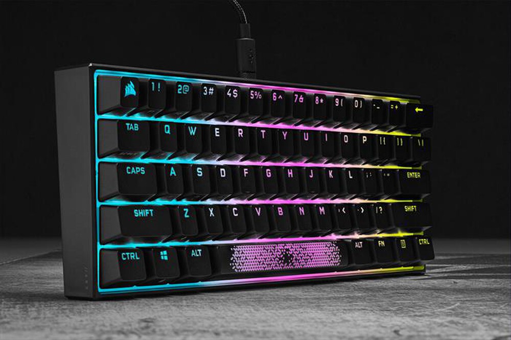 "CORSAIR - Tastiera K65 RGB MINI-Nero"