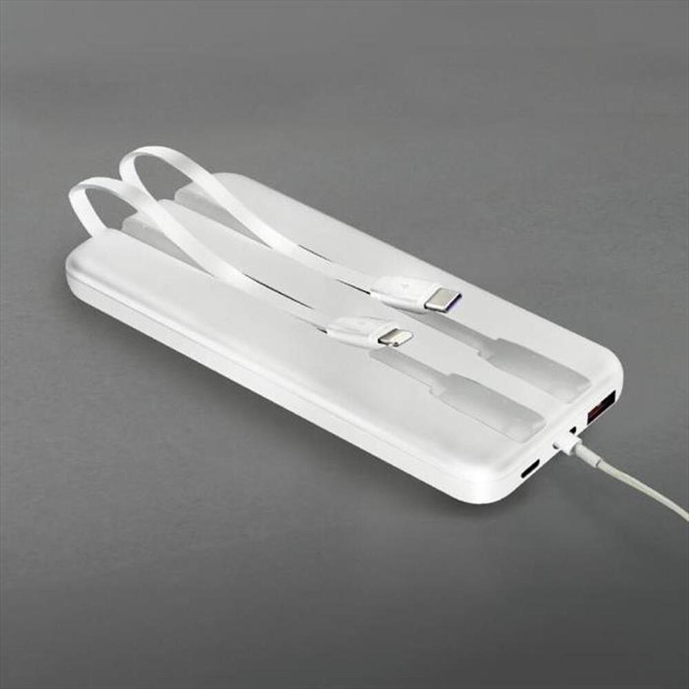 "ISNATCH - G10+ - POWER BANK 10000MAH PD 22.5W-Bianco"