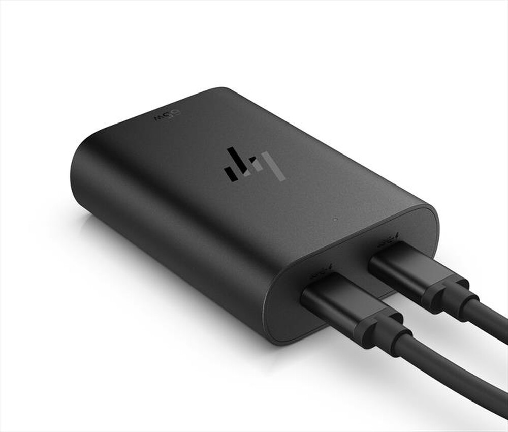 "HP - CARICABATTERIE USB-C GAN DA 65W-Nero"