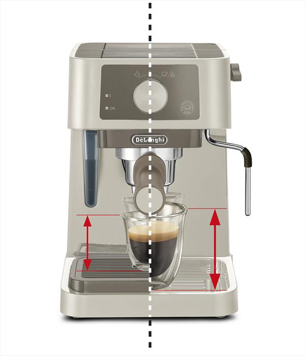 "DE LONGHI - Macchina da caffè espresso EC235.CR-Crema"
