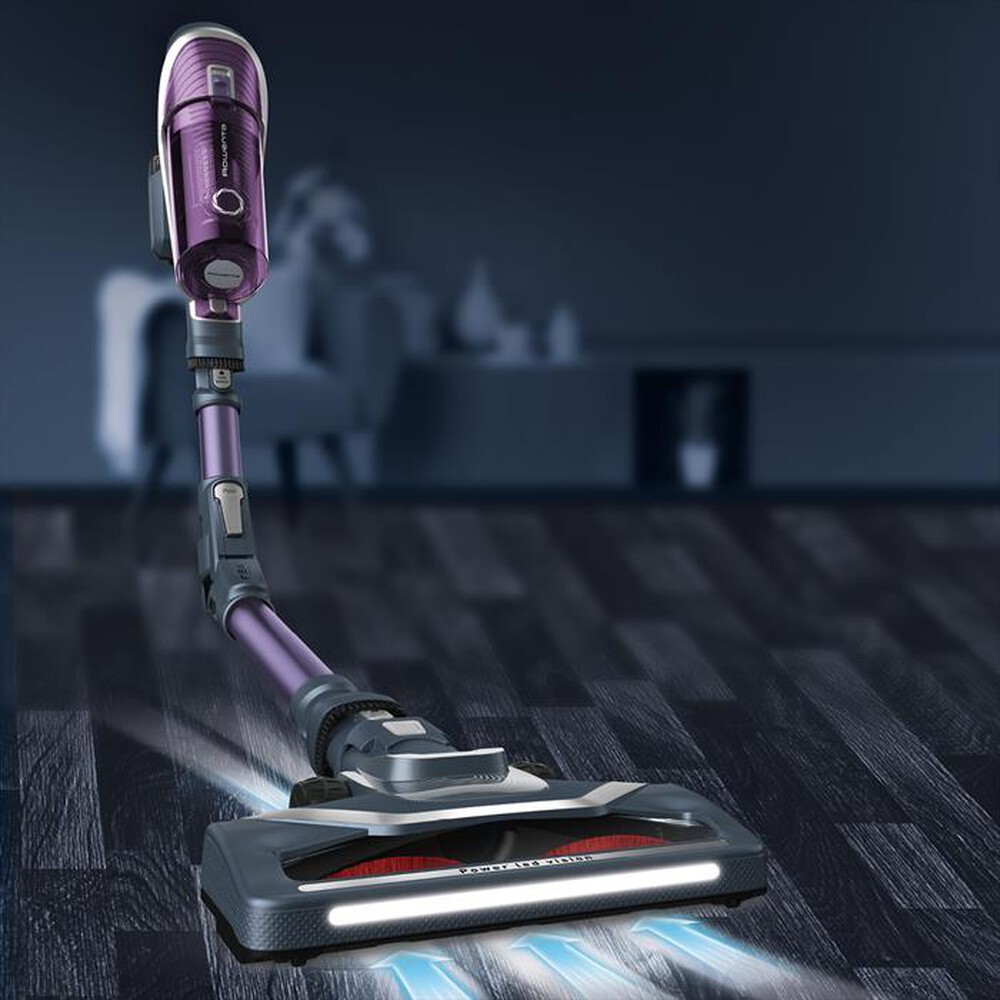 "ROWENTA - RH9639 XFORCE FLEX 8.60 Allergy Scopa elettrica-Viola e grigio interno"