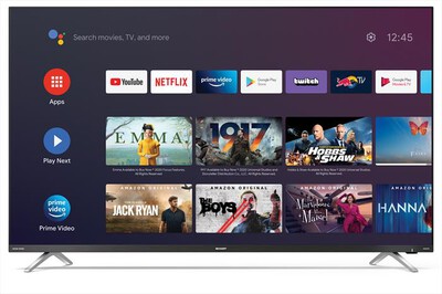 SHARP - Smart TV LED ANDROID UHD 4K 50" 50DN2EA-Nero