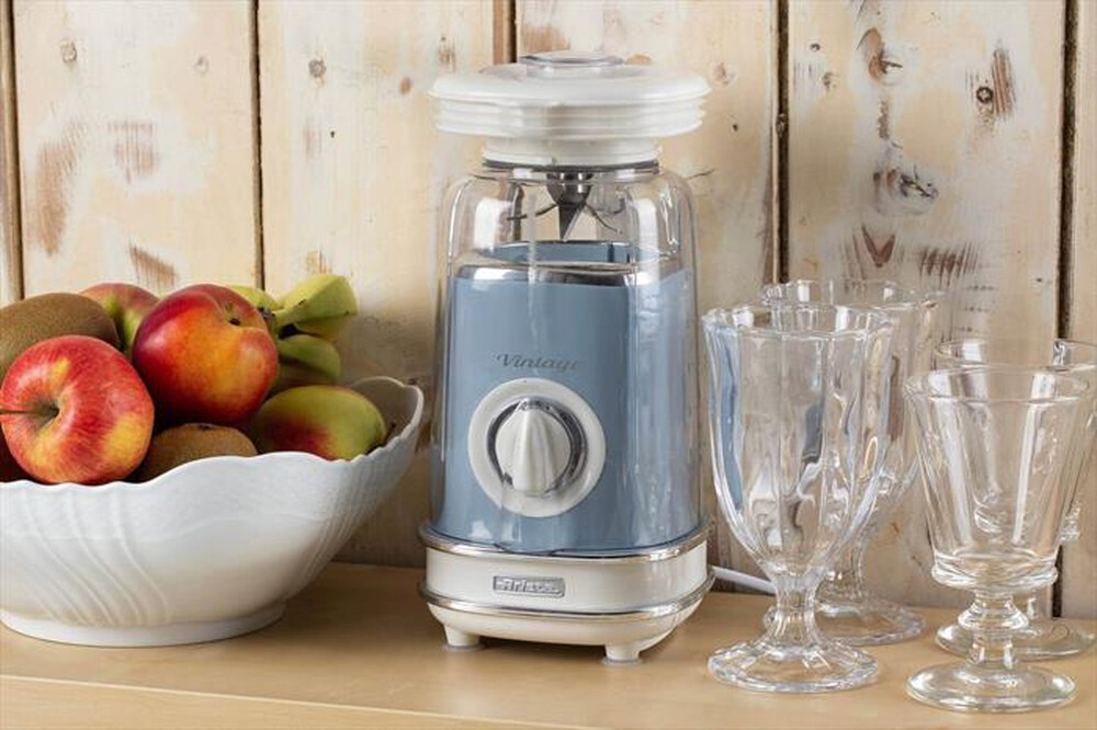 "ARIETE - Frullatore Vintage - 0568/15-celeste"