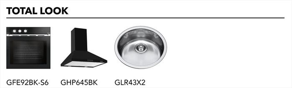 "GLEM GAS - Piano cottura elettrico GTH32M 2 fuochi 51 cm-Nero Lucido"
