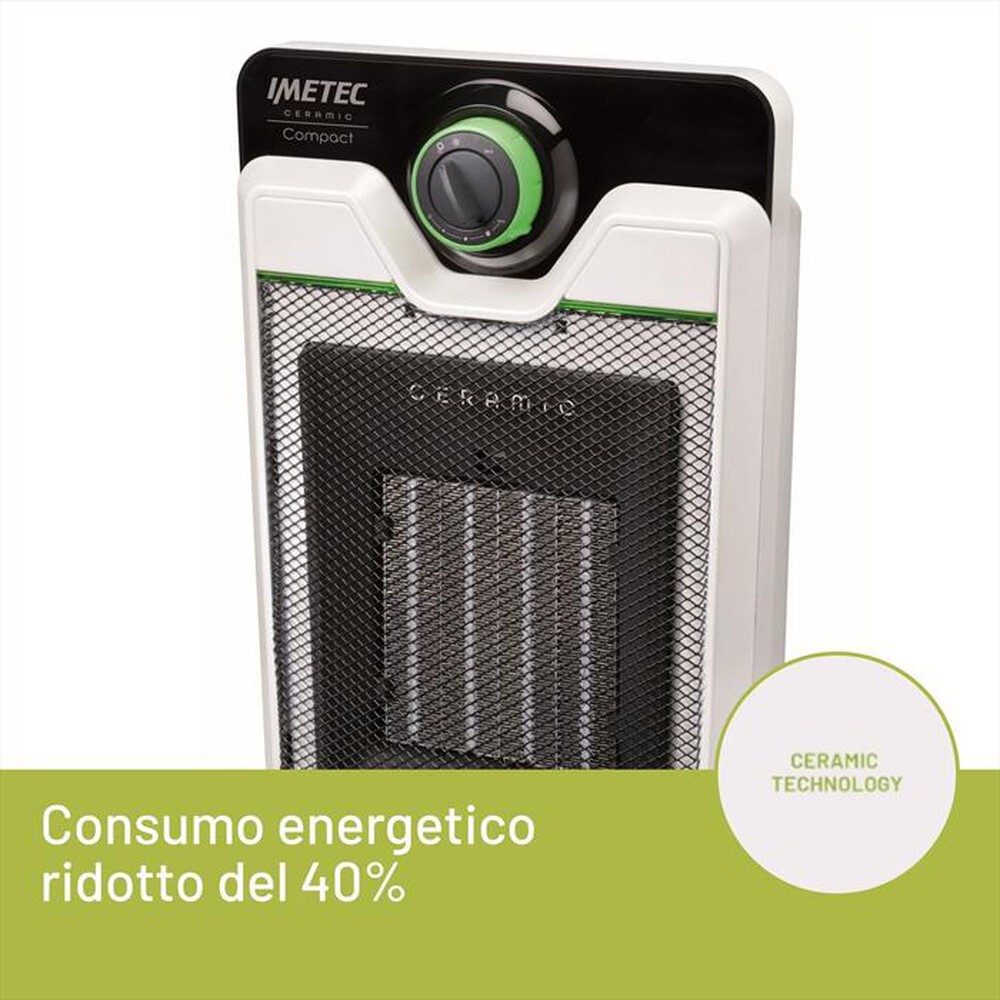 Immagine del prodotto IMETEC - Termoventilatore COMPACT-bianco e nero