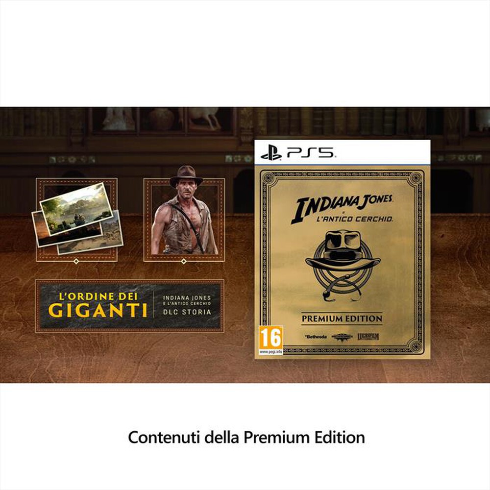 Immagine del prodotto MICROSOFT - INDIANA JONES & L'ANTICO CERCHIO PS5 - PREMIUM EDI-GIALLO