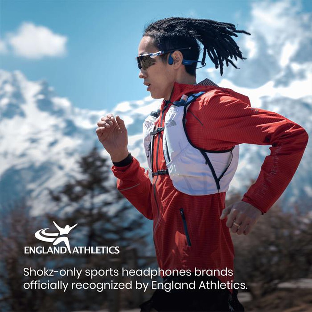 "SHOKZ - Auricolare Bluetooth OPENRUN-Blue"