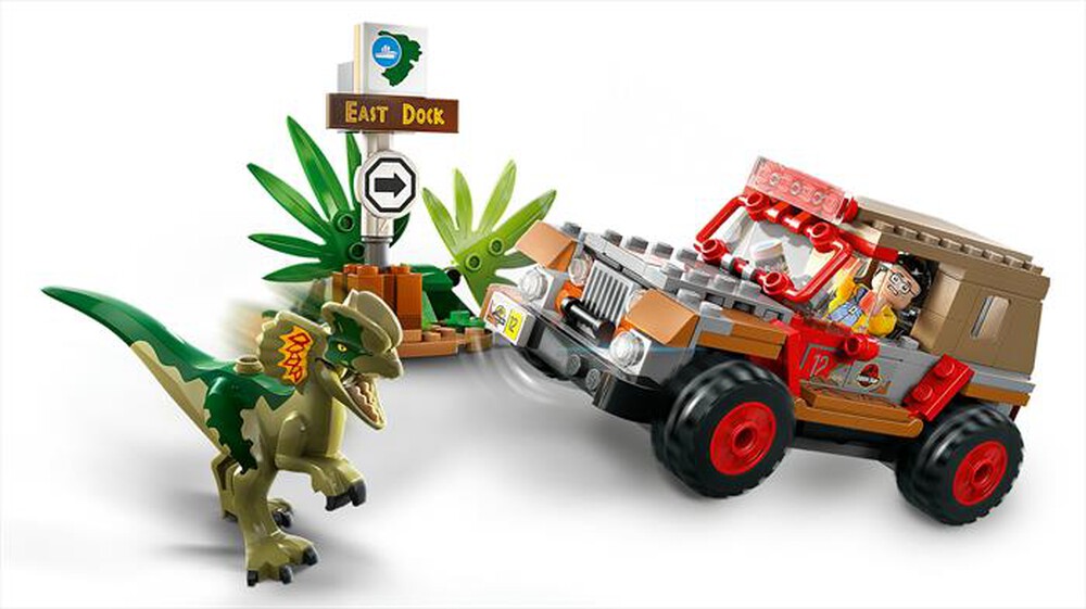Immagine del prodotto LEGO - JURASSIC WORLD L&rsquo;agguato del Dilofosauro - 76958