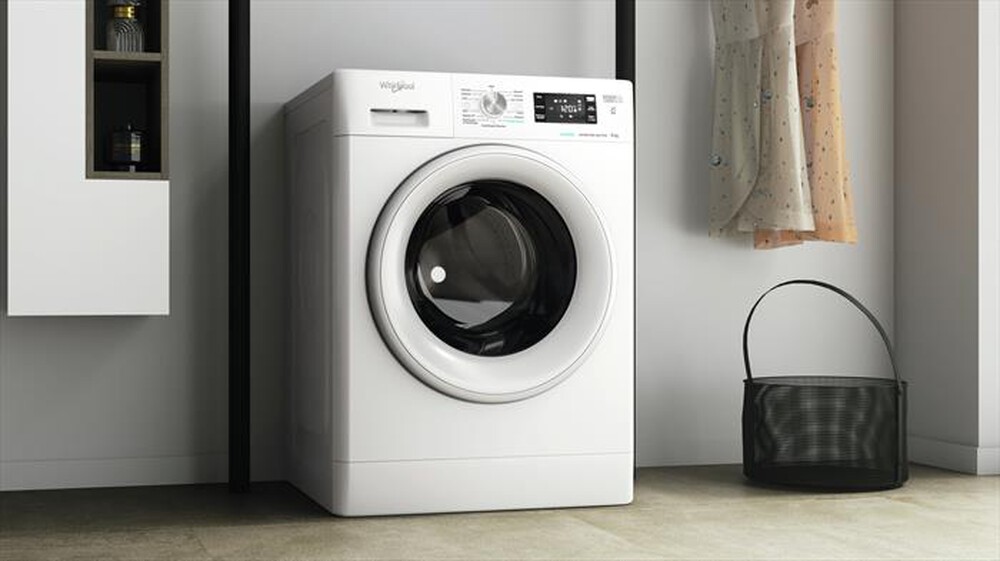 "WHIRLPOOL - Lavatrice FRESHCARE FFB D85 V IT 8 Kg Classe B-Bianco"