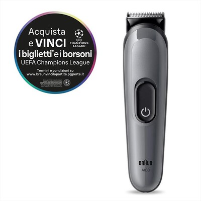 BRAUN - Rasoio AIO 3540-GRIGIO