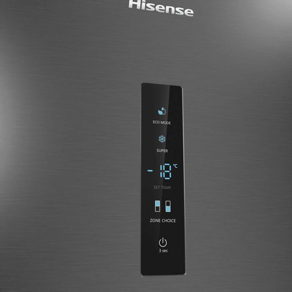 "HISENSE - Frigorifero combinato RB470N4EFD Classe D 361 lt-Black Inox"