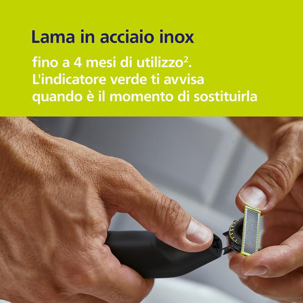 Immagine del prodotto PHILIPS - Regolabarba OneBlade PRO 360 QP6542/15-Nero