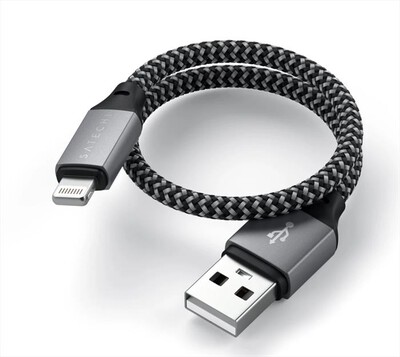 SATECHI - CAVO USB-A LIGHTNING 25CM-grigio
