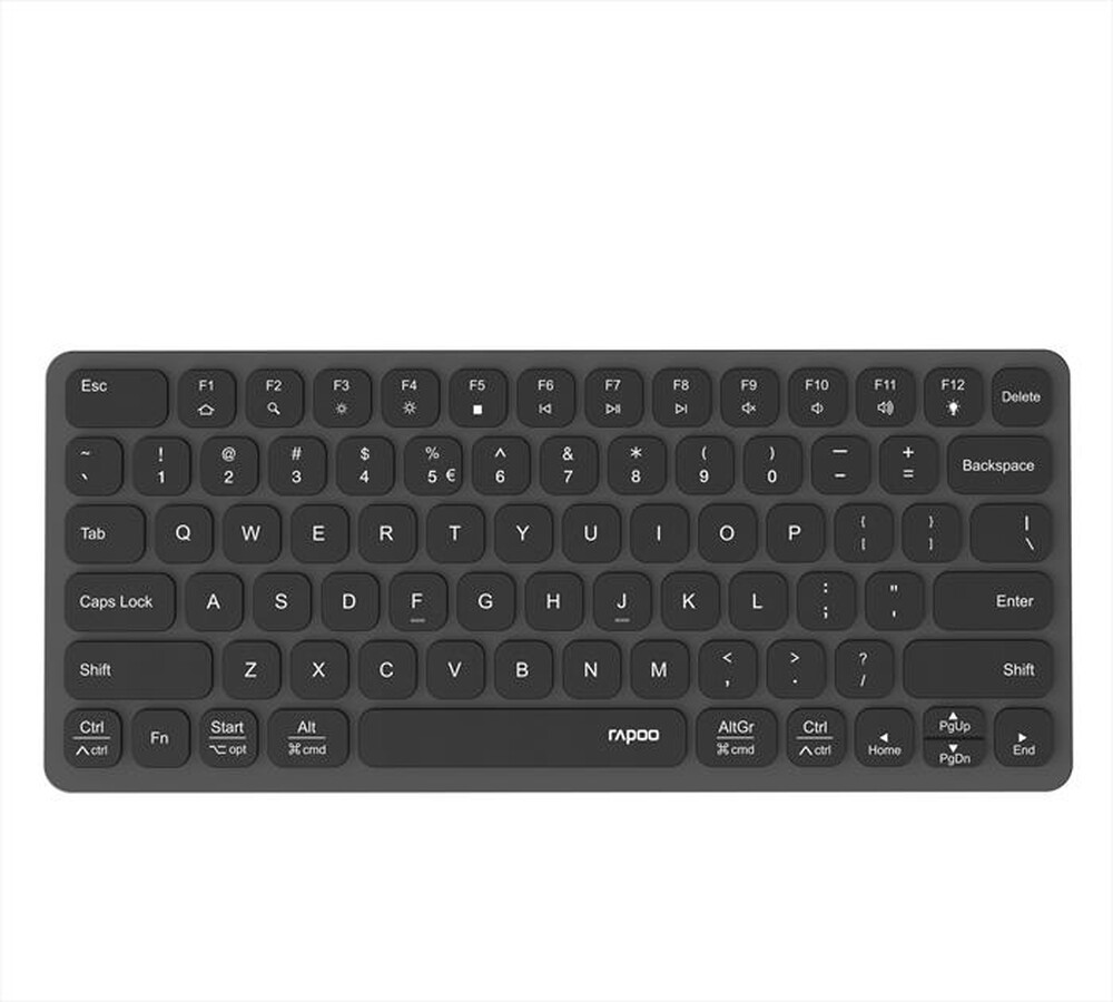 Immagine del prodotto RAPOO - Keyboard with USB-C Hub UCK-6001-Dark Grey / Grigio Scuro