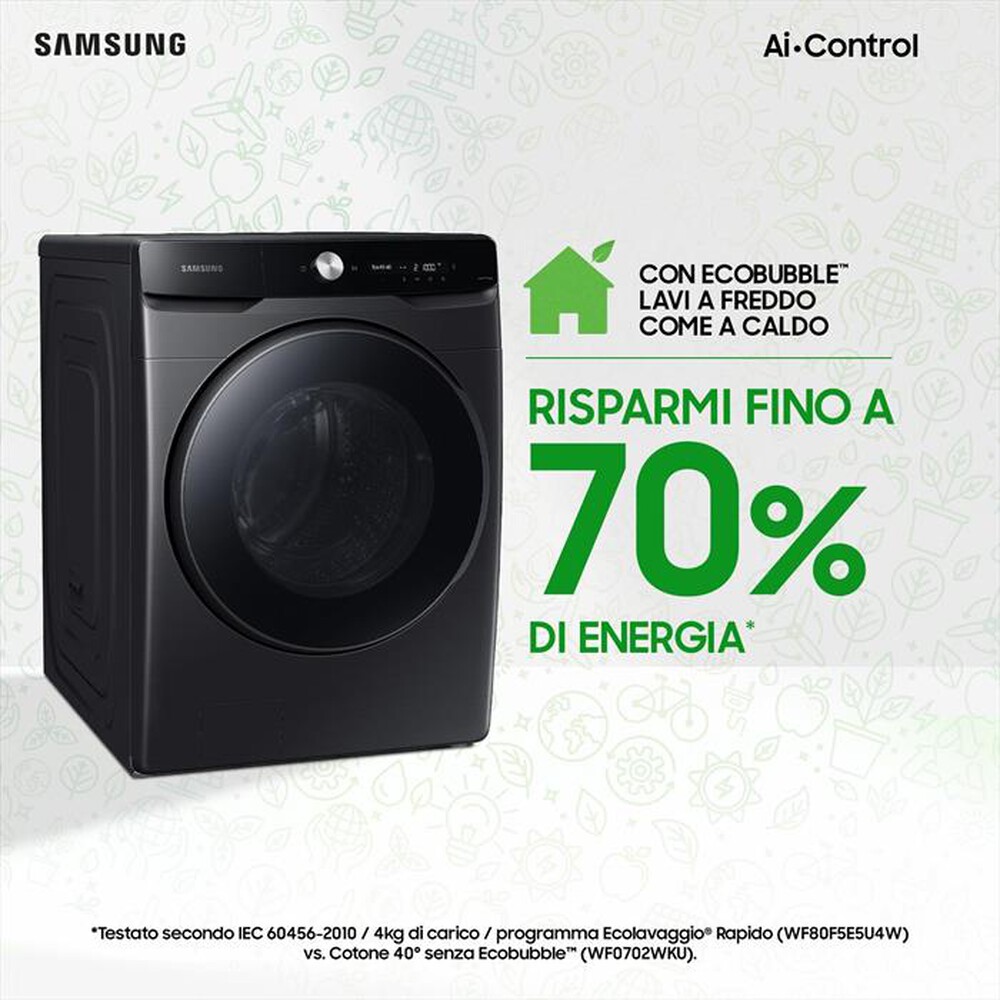 "SAMSUNG - Lavatrice WF20DG8650BVU3 20KG Classe A-Nero"