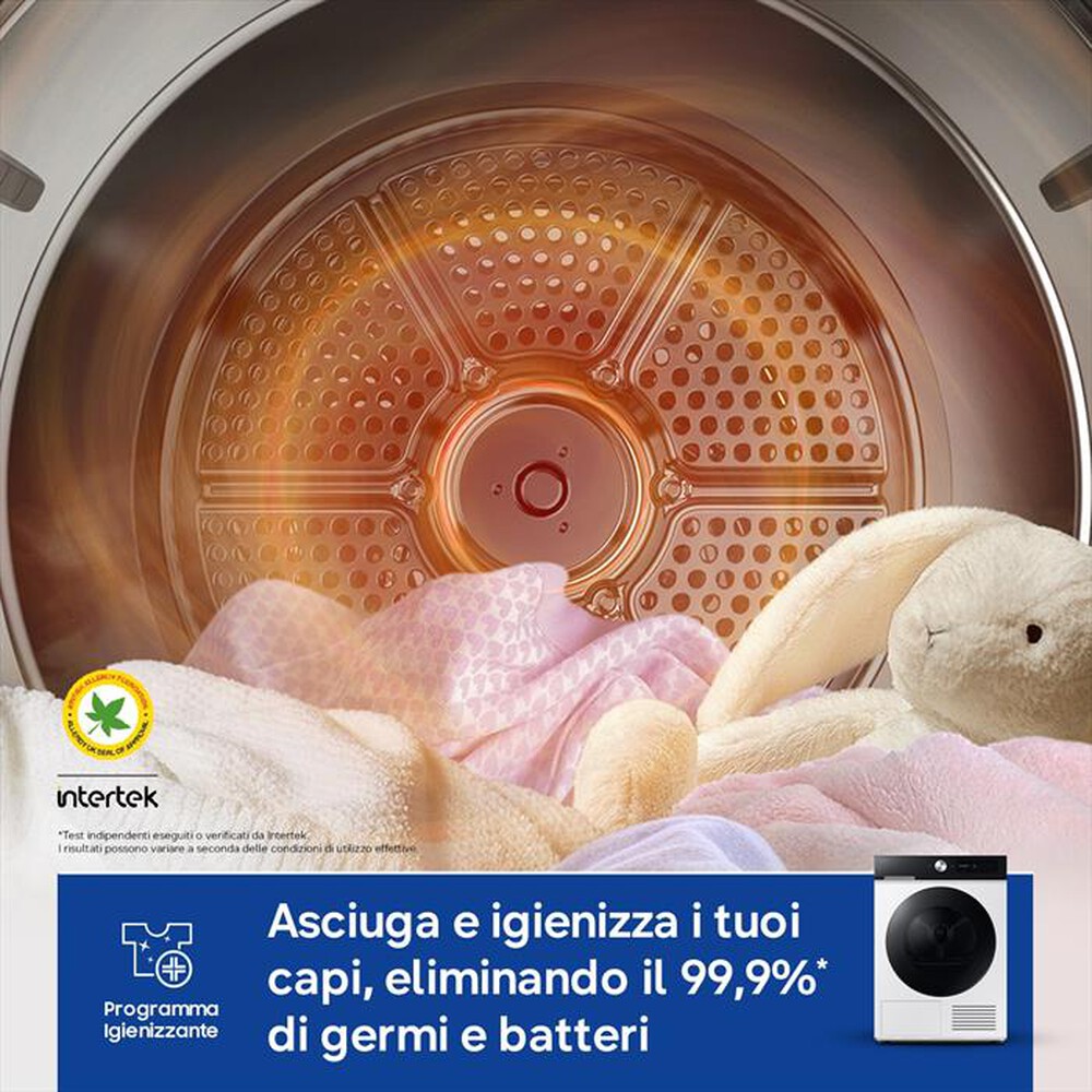 Immagine del prodotto SAMSUNG - Asciugatrice Bespoke AI DV90DB7845GEU3 9Kg ClasseA-Bianco