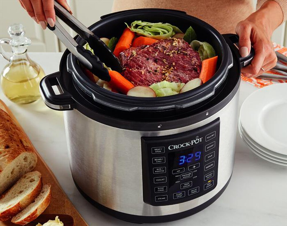 "Crock Pot - EXPRESS COOKER 5.6 LT-Argento"