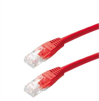 MEDIACOM - CAVO ETHERNET C5E 10MT-Rosso