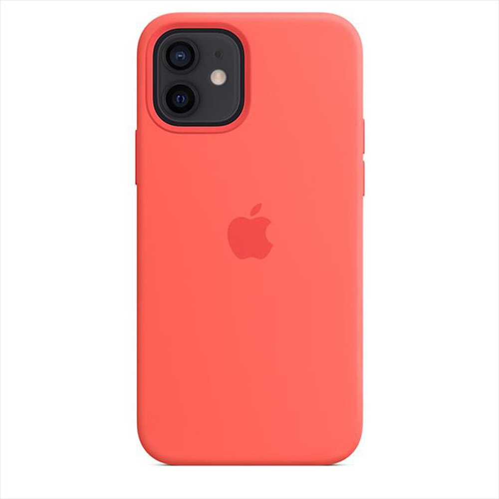 "APPLE - Custodia MagSafe in silicone iPhone 12/12 Pro-Rosarancio"