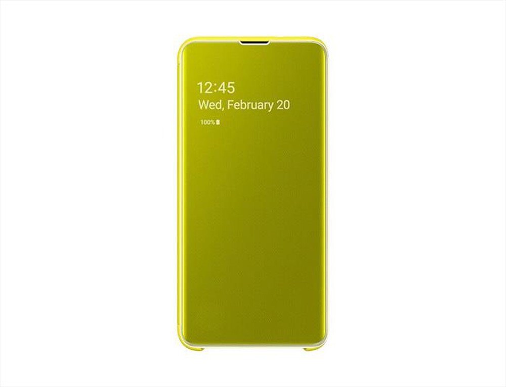 "SAMSUNG - CLEAR VIEW COVER YELLOW GALAXY S10 E-GIALLO"
